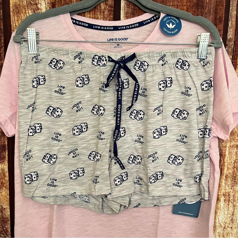 Life Is Good | NWT Women's Roll The Dice Pajama Set - Picture 4 of 7